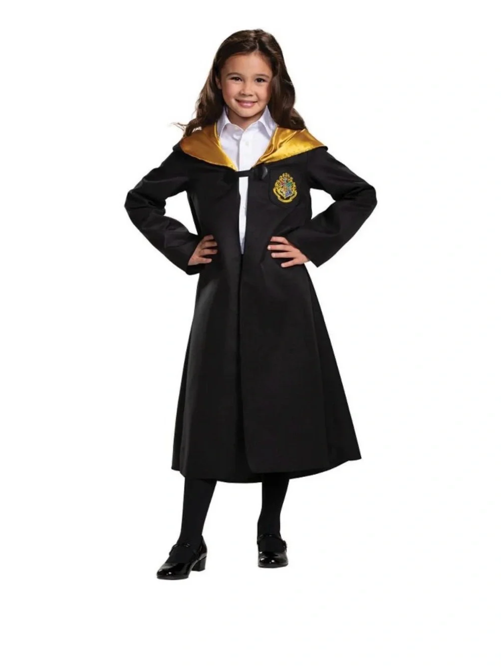 Target Kids Harry Potter Hogwarts Robe Costume with Gold Hood Trim